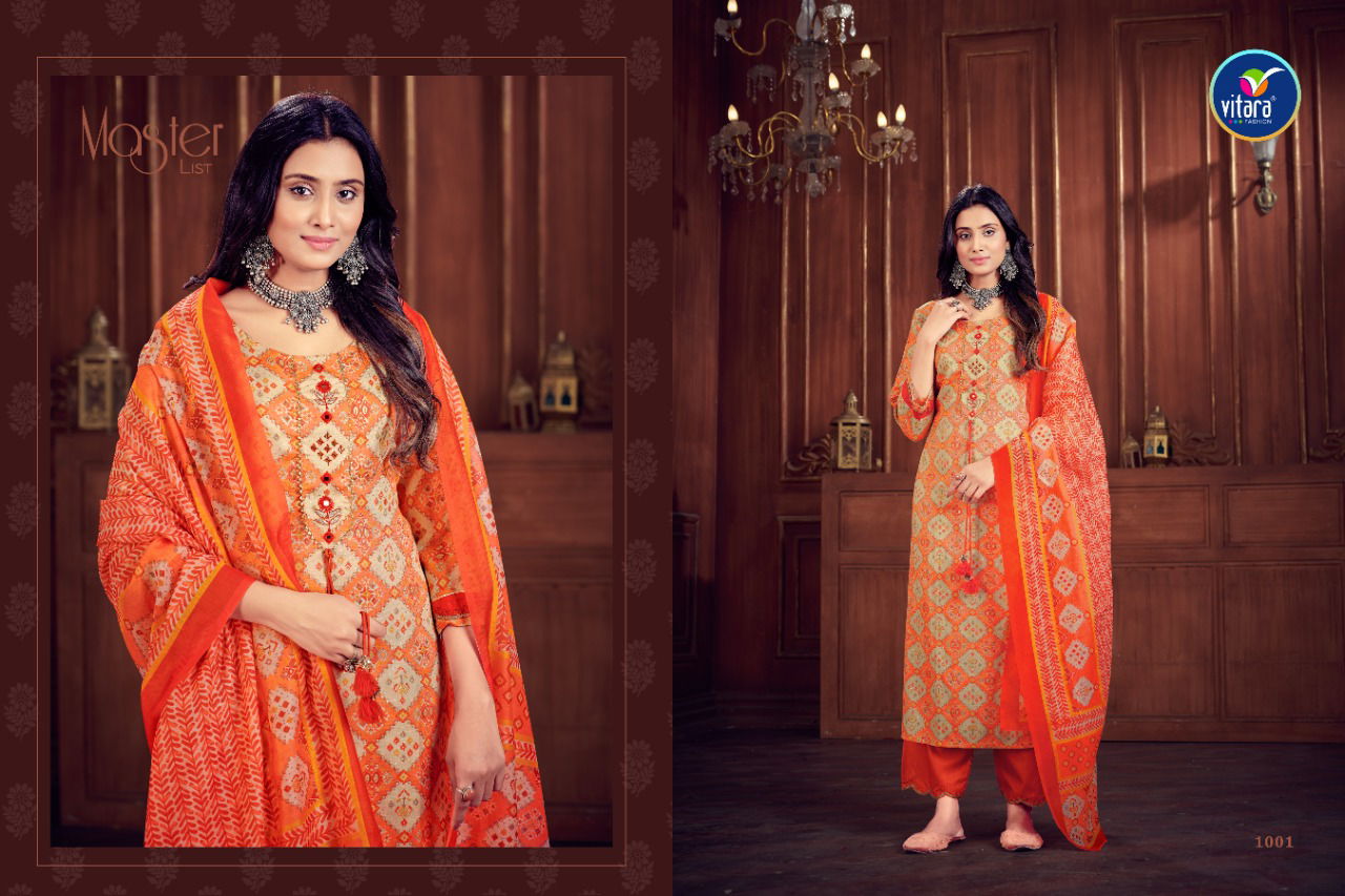 Vitara Classic Latest Heavy Ethnic Wear Ready Made Salwar Suit Collection